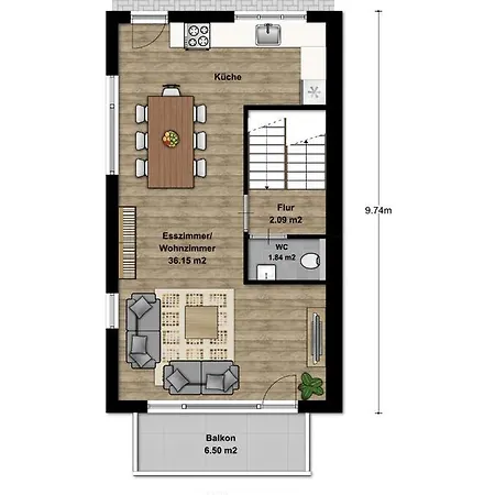 Postwiese 21b Holiday home